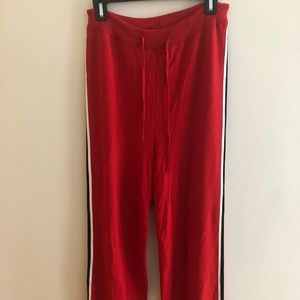 Urban outfitters red track pants. Size medium